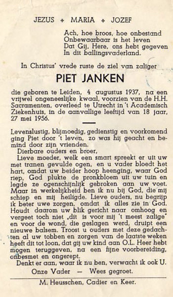 Janken Piet tekst
